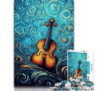 Rompecabezas de 1000 Piezas para Adolescentes Regalo de Guitarra mágica para Adultos Juegos Divertidos decoración de Pared cumpleaños y Navidad 75x50cm
