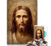 Rompecabezas de 1000 Piezas para Adolescentes Regalo de Jesús Rompecabezas para Adolescentes Alivio del estrés Vacaciones en casa Matar el Tiempo decoración del hogar Juguetes de 75x50cm