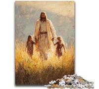 Rompecabezas de 1000 Piezas para Adolescentes, Regalo de Jesús, Rompecabezas para Adolescentes, Alivio del estrés, Vacaciones en casa, Matar el Tiempo, decoración del hogar, Juguetes de 38x26cm