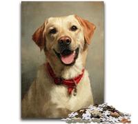 Rompecabezas de 1000 Piezas para Adolescentes, Regalo de Labrador Feliz, antiestrés, desafío difícil, Mejora el Amor en Pareja, 50x75cm