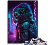 Rompecabezas de 1000 Piezas para Adolescentes, Regalo de Mono, Familia Humana, Divertido, Toda la Familia a Partir de 14 años, 26x38cm
