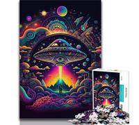 Rompecabezas de 1000 Piezas para Adolescentes, Regalo de Naturaleza psicodélica Cada Pieza es única Diversión Familiar desafiante (tamaño 38x26cm)