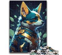 Rompecabezas de 1000 Piezas para Adolescentes, Regalo de realismo mágico, Perro Corgi, diversión Familiar, Toda la Familia a Partir de los 14 años, 50x75cm