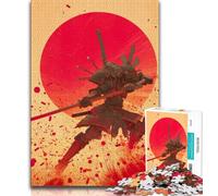 Rompecabezas de 1000 Piezas para Adolescentes, Regalo de Samurai Ninja, 1000 Piezas para Adolescentes, Juegos educativos, decoración del hogar, Regalo de cumpleaños, Arte Mural (tamaño 38x26cm)
