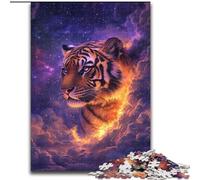 Rompecabezas de 1000 Piezas para Adolescentes, Regalo de Tigre en Las Nubes, Juego Intelectual Que fomenta el Amor en Pareja a Partir de los 14 años tamaño: 50x75cm