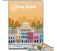 Rompecabezas de 1000 Piezas para Adolescentes, Regalo de Viaje a San Juan, Juego desafiante, Juguetes, decoración de Pared, cumpleaños y Navidad, 38x26cm