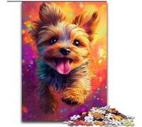 Rompecabezas de 1000 Piezas para Adolescentes, Regalo de Yorkshire Terrier, Ayuda a ejercitar el Cerebro, Juguetes adictivos para Cultivar la Paciencia, decoración tamaño 26x38cm