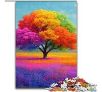 Rompecabezas de 1000 Piezas para Adolescentes, Regalo del Árbol de la Vida Juguete Educativo Intelectual y descompresor, Toda la Familia tamaño 26x38cm