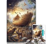 Rompecabezas de 1000 Piezas para Adolescentes, Regalo del Arca de Noé, Rompecabezas para Adultos, Juguete Educativo Intelectual descompresor, decoración, 50x75cm