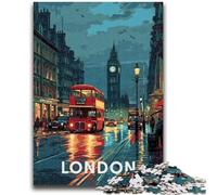 Rompecabezas de 1000 Piezas para Adolescentes, Regalo del Big Ben de Londres (FC), un desafío difícil y antiestrés, Toda la Familia (tamaño 50x70cm)