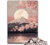 Rompecabezas de 1000 Piezas para Adolescentes, Regalo del Monte Fuji, Japón, antiestrés, desafío difícil, Adecuado para decoración de Escritorio, 50x75cm