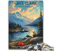 Rompecabezas de 1000 Piezas para Adolescentes,Regalo del Parque Nacional del Lago Clark,póster para Mayores de 14 años,Juego de Preguntas,Actividades Divertidas en casa,Regalo de cumpleaños