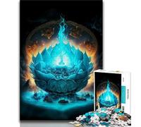 Rompecabezas de 1000 Piezas para Adolescentes, Regalo Galaxy Art Lotus, 1000 Piezas para Adolescentes, para un Juego desafiante y Familiar (tamaño 38x26cm)