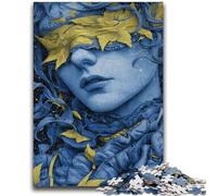 Rompecabezas de 1000 Piezas para Adolescentes, Regalo para Mujer con los Ojos vendados, Juguetes educativos, Actividades Divertidas en casa, Regalo de cumpleaños, Regalo de Viaje, 50x75cm