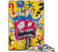 Rompecabezas de 1000 Piezas para Adolescentes,Regalo para niños Estilo Basquiat,Ayuda a ejercitar el Cerebro,Juguetes adictivos para Cultivar la Paciencia,colección de Artistas,Bellas Artes,50x75cm