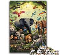Rompecabezas de 1000 Piezas para Adolescentes, Regalos, Arte Colorido, Mundo Animal, Rompecabezas para Adultos, Juguetes educativos, Juegos Familiares, cumpleaños (50x75cm)