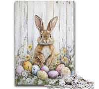 Rompecabezas de 1000 Piezas para Adolescentes, Regalos de Conejo de Pascua para bebés, Rompecabezas para Adultos, Juguetes educativos, Juegos Familiares, Regalos para Amigos y Familiares (38x26cm)