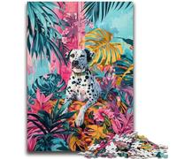 Rompecabezas de 1000 Piezas para Adolescentes, Regalos, Juguetes de dálmatas de la Selva Tropical, Juegos educativos, interacción Entre Padres e Hijos para Mayores de 14 años, 26x38cm