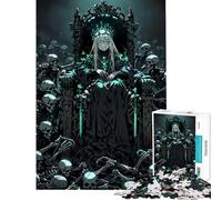 Rompecabezas de 1000 Piezas para Adolescentes Reina del Trono de los No Muertos Diversión en casa para divertirse en Familia Juego Imposible para Mayores de 14 años Juego de Rompecabezas 38x26cm