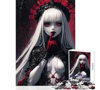 Rompecabezas de 1000 Piezas para Adolescentes Reina Vampiro decoración del hogar Juguetes Regalos de cumpleaños Juego de ingenio Lista de Deseos con Papá Noel (tamaño 38x52cm)