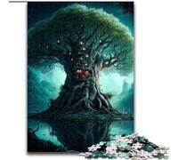 Rompecabezas de 1000 Piezas para Adolescentes, Reino Mágico de Fantasía, para Mayores de 14 años Decoración del hogar como Regalo para Toda la Familia y Amigos (tamaño 26x38cm)