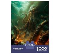 Rompecabezas De 1000 Piezas para Adolescentes Release The Kraken Rompecabezas para Adultos Juego Práctico Decoración del Hogar Cumpleaños Y Navidad 52x38cm/1000pcs