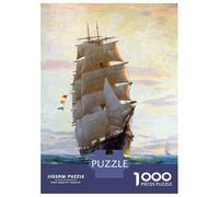 Rompecabezas De 1000 Piezas para Adolescentes Report Me All Well Boat Rompecabezas para Adultos Juegos Familiares Regalos para Mujeres Cumpleaños 52x38cm/1000pcs