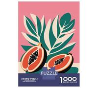 Rompecabezas De 1000 Piezas para Adolescentes Retro Tropical Fruit Rompecabezas para Adultos Juegos Relajantes Alivia El Estrés Diversión En Casa Actividades, 70x50cm/1000pcs