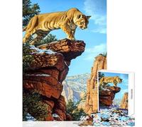 Rompecabezas de 1000 Piezas para Adolescentes Rey de la Montaña Juego Educativo Vacaciones en casa Matar el Tiempo Juguetes Decoración del hogar Juego desafiante Regalos (38x26cm)