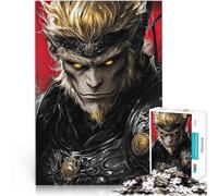 Rompecabezas de 1000 Piezas para Adolescentes Rey Mono Sun Wukong Juguete Educativo de Aprendizaje Grandes Regalos y Juguetes 75x50cm