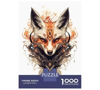 Rompecabezas De 1000 Piezas para Adolescentes Ritual Fox Rompecabezas para Adultos Juego Práctico Regalo De Cumpleaños Regalos De Cumpleaños Únicos 52x38cm/1000pcs