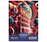 Rompecabezas De 1000 Piezas para Adolescentes ROM Colosseum 2 Rompecabezas para Adultos Juegos Relajantes Ensamblaje De Patrones Regalos De Cumpleaños Y Únicos 52x38cm/1000pcs