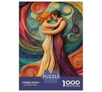 Rompecabezas De 1000 Piezas para Adolescentes Romantic Love Art Print-1 Rompecabezas para Adultos Juegos Relajantes Análisis Y Lógica para Cumpleaños, Navidad 38x26cm/1000pcs
