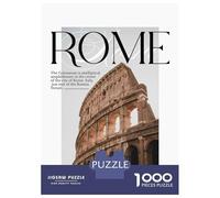 Rompecabezas De 1000 Piezas para Adolescentes Rome Colosseum Travel Rompecabezas Juego Familiar Mejora La Memoria Cumpleaños 38x26cm/1000pcs