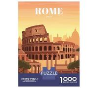 Rompecabezas De 1000 Piezas para Adolescentes Rome Italy Rompecabezas para Adultos Juegos Relajantes Vacaciones En Casa Matar El Tiempo 38x26cm/1000pcs