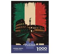 Rompecabezas De 1000 Piezas para Adolescentes Rome Italy Travel Rompecabezas para Adultos Juegos Divertidos Desafío Educativo De Análisis Y Lógica 52x38cm/1000pcs