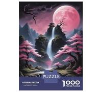 Rompecabezas De 1000 Piezas para Adolescentes Rompecabezas Abstract Lion Wolf Fusion Rompecabezas para Adultos Juegos Relajantes Desafío Difícil 52x38cm/1000pcs
