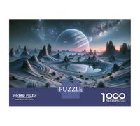 Rompecabezas De 1000 Piezas para Adolescentes Rompecabezas Alien Planet Landscape -1 Rompecabezas Juego De Ingenio Mejora La Memoria Difícil Y Desafiante 70x50cm/1000pcs