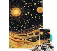 Rompecabezas de 1000 Piezas para Adolescentes Rompecabezas artísticos Originales de Golden Sky para Adultos Juguetes de Bricolaje Regalos de cumpleaños para Amigos y Familiares (tamaño 50x75cm)