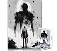Rompecabezas de 1000 Piezas para Adolescentes, Rompecabezas Atrapado en la Sombra de un Gigante, Juegos educativos, Corte de precisión, Juguetes antiestrés, tamaño 38x26cm
