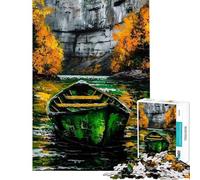 Rompecabezas de 1000 Piezas para Adolescentes Rompecabezas Barco Solitario para Adultos Juguete Decorativo para Pared Mejora la Memoria cumpleaños y Ocasiones Especiales (38x52cm)