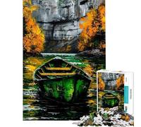 Rompecabezas de 1000 Piezas para Adolescentes Rompecabezas Barco Solitario para Adultos Juguete Decorativo para Pared Mejora la Memoria cumpleaños y Ocasiones Especiales (50x75cm)