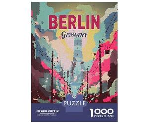 Rompecabezas De 1000 Piezas para Adolescentes Rompecabezas Berlin Germany Mosaic Travel para Adultos Juego Familiar Análisis Y Lógica Ayuda Al Cerebro A Ejercitarse 70x50cm/1000pcs