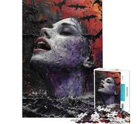 Rompecabezas de 1000 Piezas para Adolescentes Rompecabezas Black Magic Rompecabezas de Moda para Adultos Juego Familiar desafío difícil Regalos para Reducir el estrés (tamaño 38x52cm)