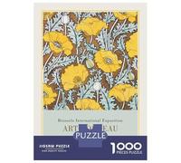 Rompecabezas De 1000 Piezas para Adolescentes Rompecabezas Brussels International Exposition Art Nouveau Juego Familiar De Rompecabezas Carrera De Velocidad Manual Cumpleaños 38x26