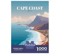 Rompecabezas De 1000 Piezas para Adolescentes Rompecabezas Cape Coast Ghana Travel Juego Práctico Carrera De Velocidad Manual Oferta como Regalos para Toda La Familia 70x50cm/1000pcs