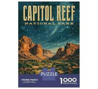 Rompecabezas De 1000 Piezas para Adolescentes Rompecabezas Capitol Reef National Park Vintage Rompecabezas Juegos Familiares Carrera De Velocidad Manual Regalos De Cumpleaños Y Únicos 70x50cm/1000pcs