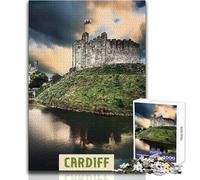 Rompecabezas de 1000 Piezas para Adolescentes, Rompecabezas Cardiff, Juego Educativo Familiar, desafío difícil, Regalo Divertido, tamaño 38x52cm