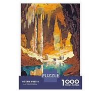 Rompecabezas De 1000 Piezas para Adolescentes Rompecabezas Carlsbad Caverns National Park Juego Práctico Carrera De Velocidad Manual Oferta como Regalos para Toda La Familia 38x26cm/1000pcs