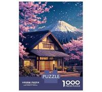 Rompecabezas De 1000 Piezas para Adolescentes Rompecabezas Cherry Blossom Serenity-30 para Adultos Juego Familiar Análisis Y Lógica Ayuda Al Cerebro A Ejercitarse 52x38cm/1000pcs